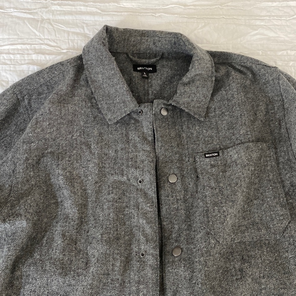 Brixton Chore Coat grey/black large